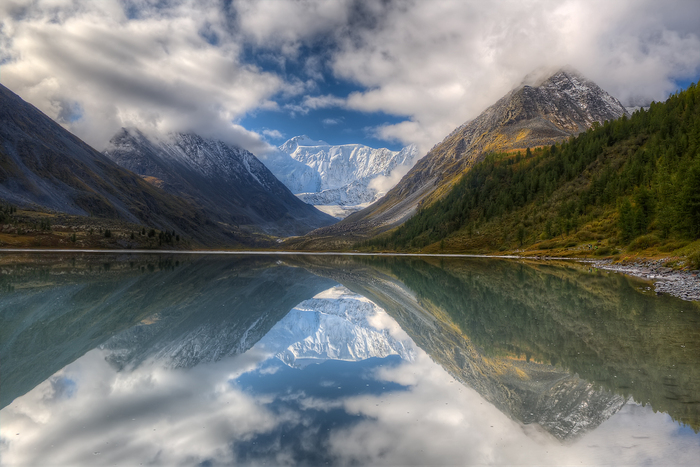 My light, mirror, tell me... - The photo, Mountain Altai, Beluga Whale Mountain, , Kucherlinskoye Lake, beauty of nature, Russia, Longpost, Altai Republic