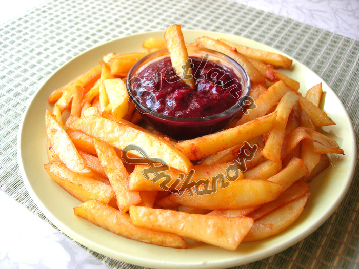French fries in the OVEN taste like McDonald's - My, , Cooking, Recipe, McDonald's, French fries, Food, Video