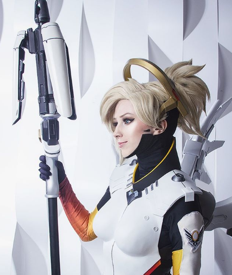 Ангел! - Мария Давыдова, Ксения Офицерова, Девушки, Косплей, Mercy, Overwatch, Длиннопост