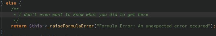 I don't even want to know what you did to get here - , PHP