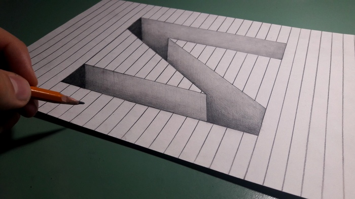 simple 3d drawing - My, 3D graphics, , , , , Drawing, Video