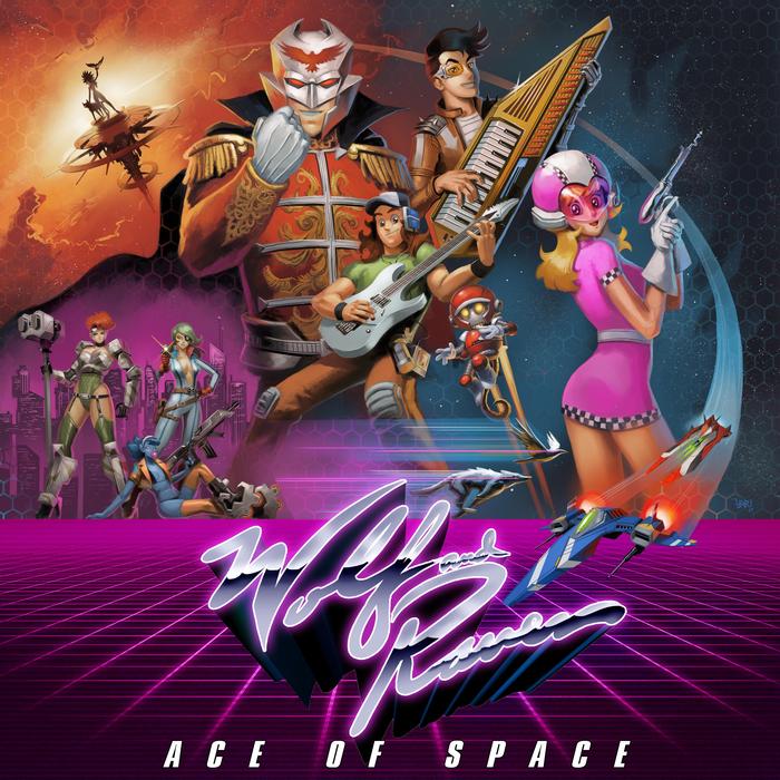 Wolf And Raven - Ace Of Space Retrowave, Synthwave, Wolfandraven, 