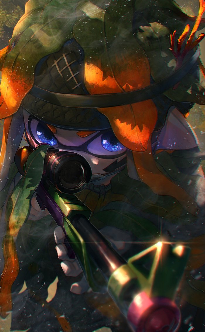 partisan - Splatoon, Woomy, Inklings, Art, Hizake