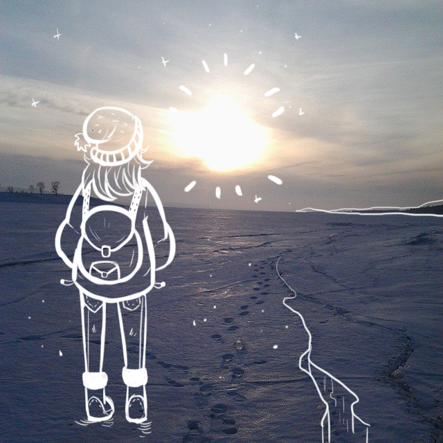 Снежный простор