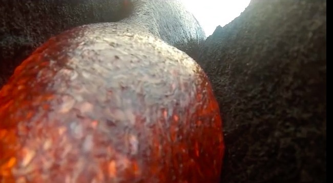 GoPRO survives hot lava - GoPRO, Lava, Hawaii, , Longpost, Kilauea Volcano