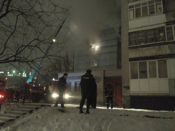 Gas explosion in Murmansk - Gas explosion, Murmansk, Video