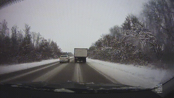 Повезло #2 ДТП не случилось, Повезло, Трасса, Липецк, Гифка, Видео