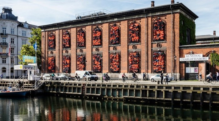 Wall of vests in Copenhagen. - My, Unusual, Denmark, Vest, Longpost