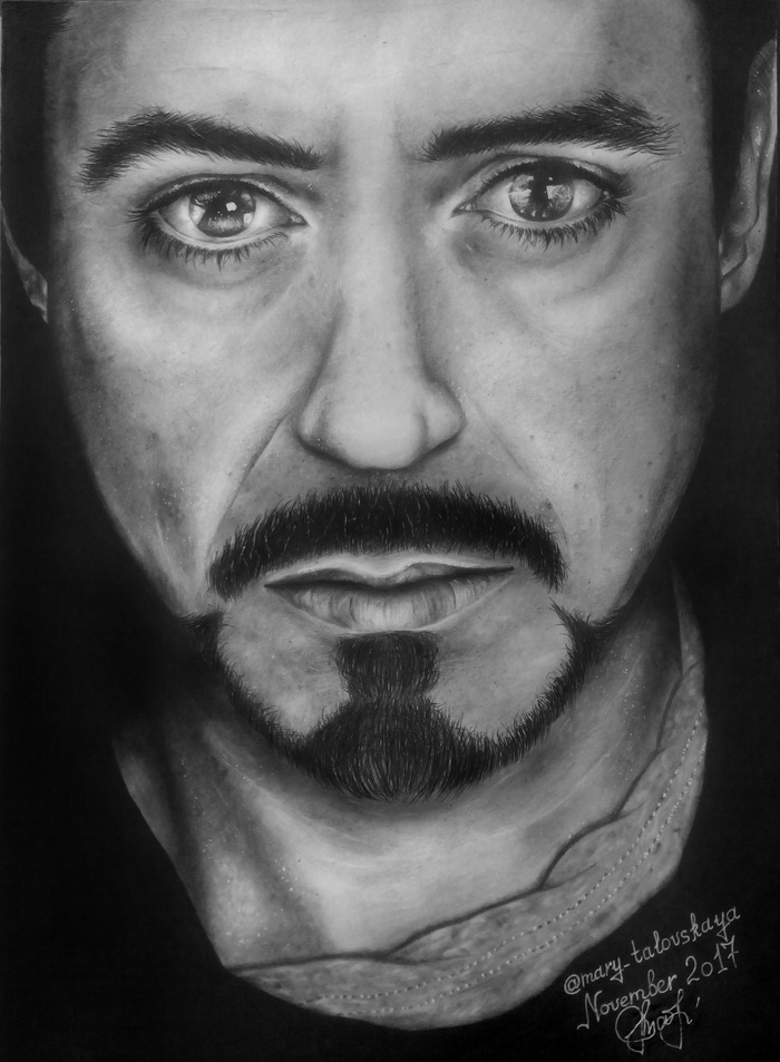Art Robert Downey Jr  -,  , Marvel,  , 