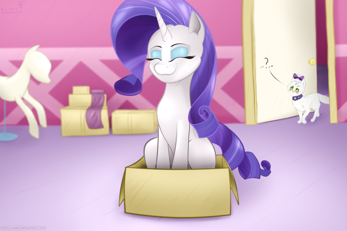 "Raribox" by Mercurial64 My Little Pony, Rarity, Opalescence