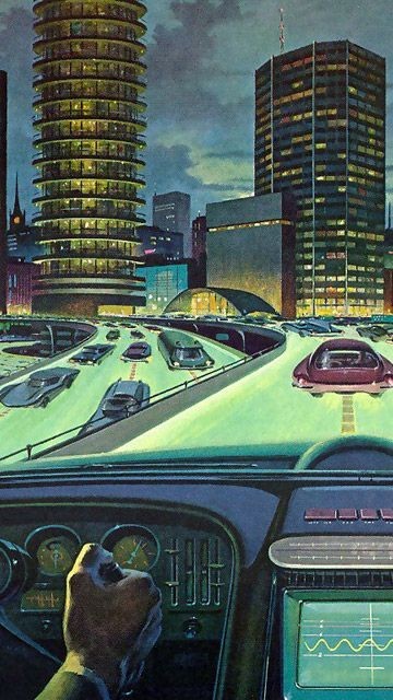 Retrofuturism post - Art, Images, Retrofuturism, Fantasy, Descendants, Longpost