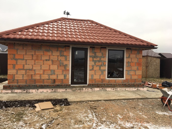 62 Brick bath 7x5 on your own for 300,000 rubles. - My, Bath, , Building, , Rukozhop, Builders, Longpost