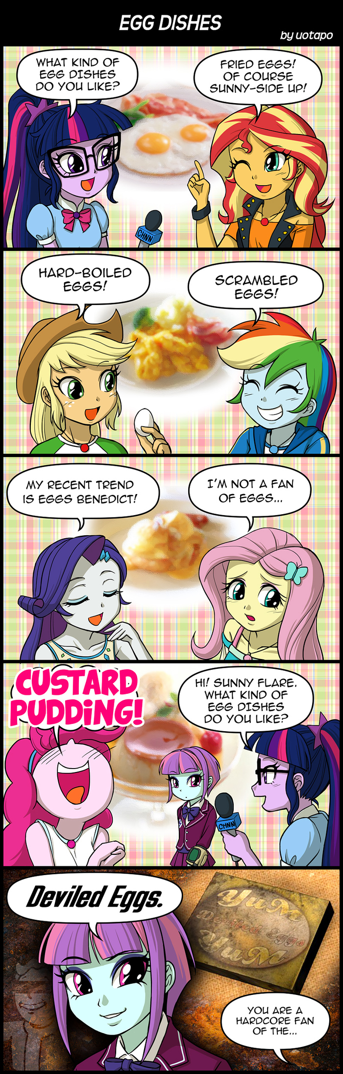    My Little Pony, Equestria Girls, Mane 6, Sunset Shimmer, Sunny Flare, Uotapo,  , 