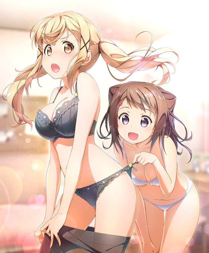 Bang Dream. - NSFW, Anime, Anime art, Bang Dream!, Ichigaya Arisa, Toyama Kasumi