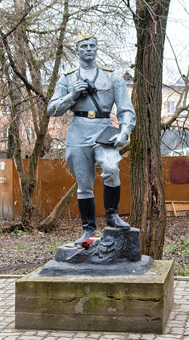 Help identifying a memorial - My, My, Rzhev, Soviet army, Warrior, Monument