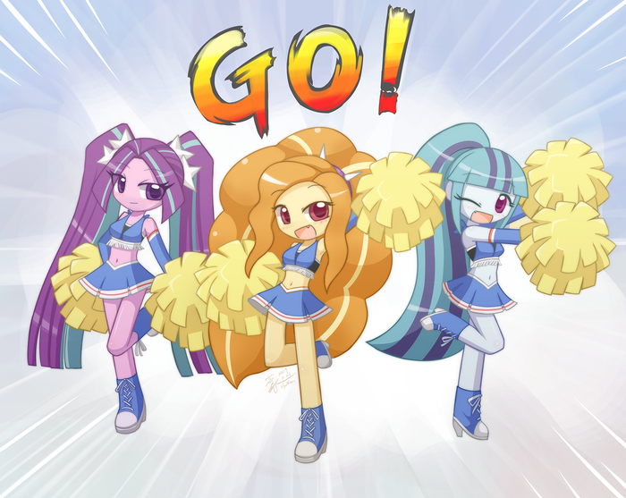 Dazzlings GO My Little Pony, Equestria Girls, Aria Blaze, Adagio Dazzle, Sonata Dusk, Dazzlings, Howxu