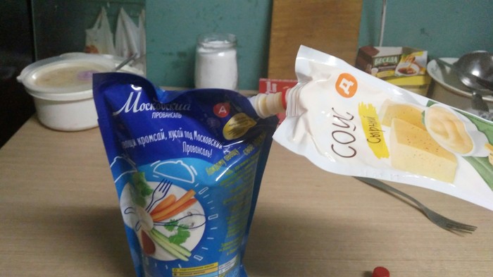 Лайфхак майоуз сырный