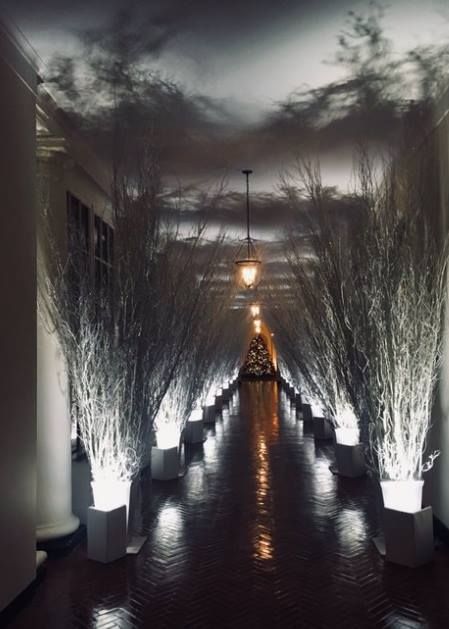 Melania Trump decorates the White House for Christmas - USA, The White house, Donald Trump