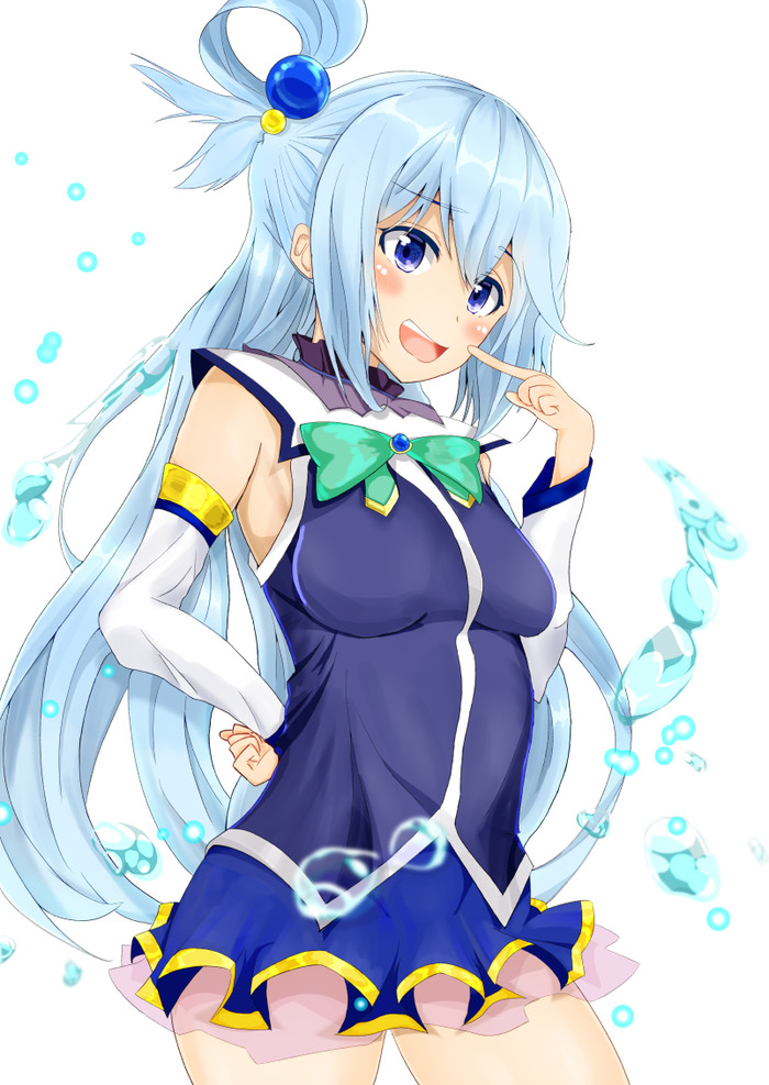 Anime Art - Аниме, Anime Art, Konosuba, Aqua