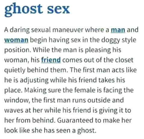 Sex in the style of ghost - NSFW, 9GAG, Translation, Sex, Ghost, Text, Picture with text