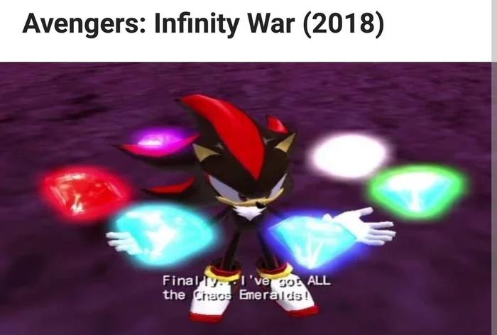 Avengers: Infinity War - Avengers, Sonic the hedgehog, Infinity Stones