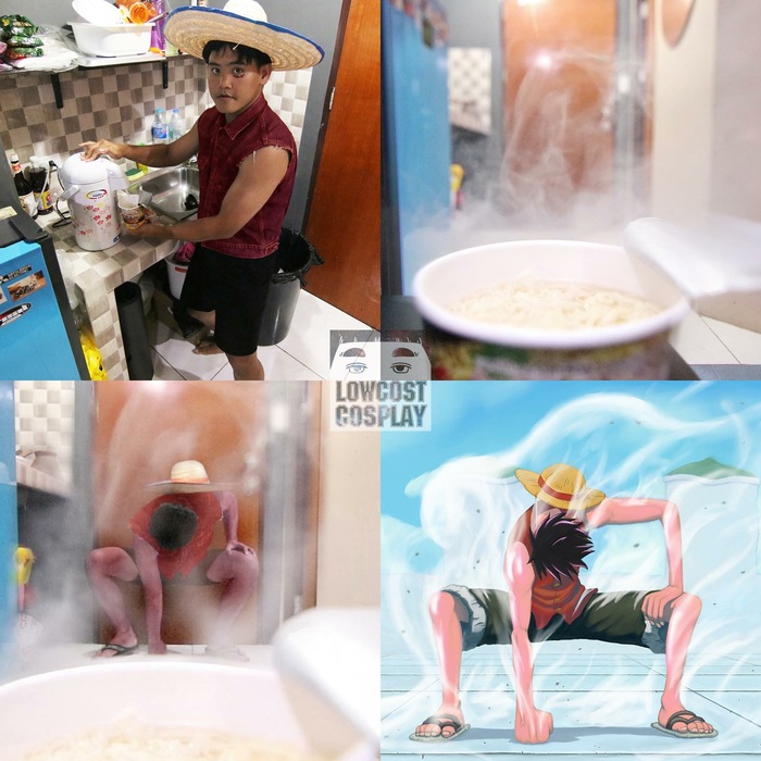     , , One Piece, Monkey D Luffy, , Lowcost cosplay