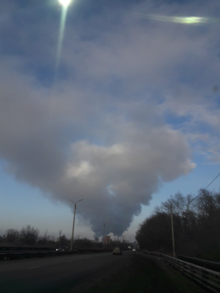 So does the clouds Chelyabinsk. - Chelyabinsk, Smog, Longpost