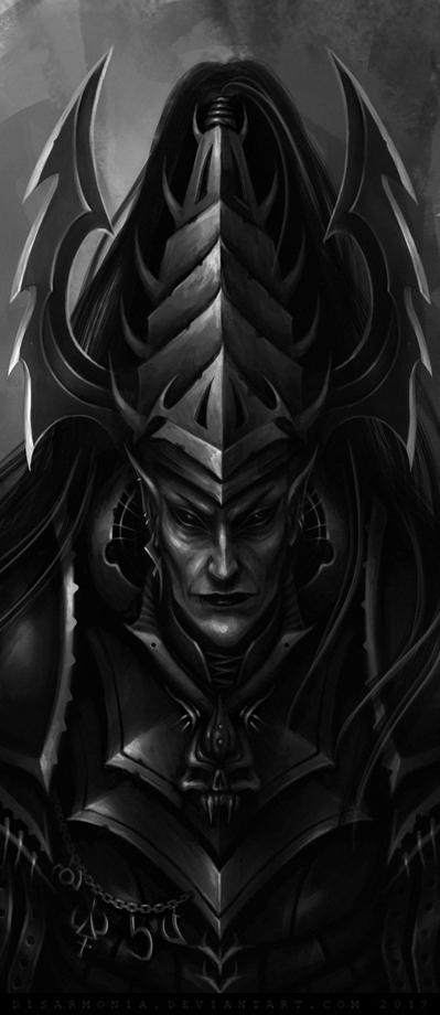 Asdrubael Vect - Warhammer 40k, Wh Art, D1sarmon1a, Eldar, Dark eldar