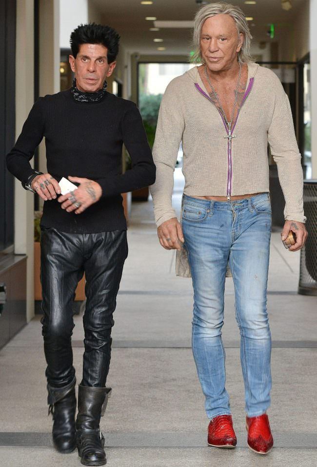 Zoolander years later. - Exemplary male, Old age, , Mickey Rourke
