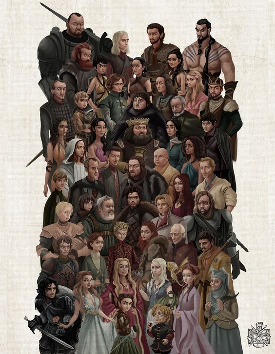 Art on the game of thrones. - Game of Thrones, , Houses of Westeros, Longpost