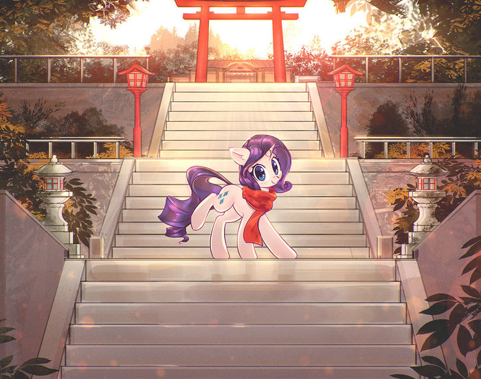 Entrance by mirroredsea - My little pony, Rarity, Mirroredsea