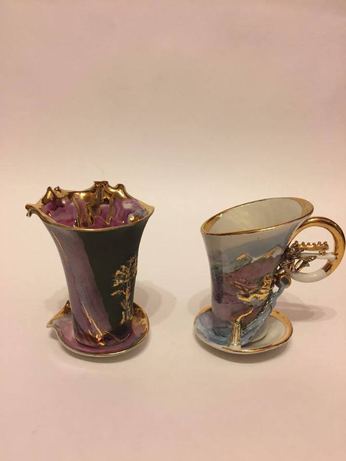 Mugs - NSFW, Needlework without process, Лепка, Porcelain, Clay, Longpost