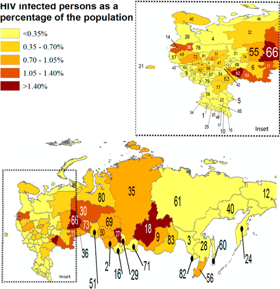 HIV in Russia. - Hiv, Epidemic, Longpost