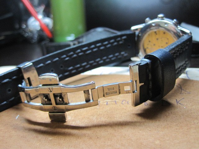 About watch straps with a clip clasp. - My, Strap, Handmade, Handmade, Leather products, , Clips, Needlework without process, Longpost