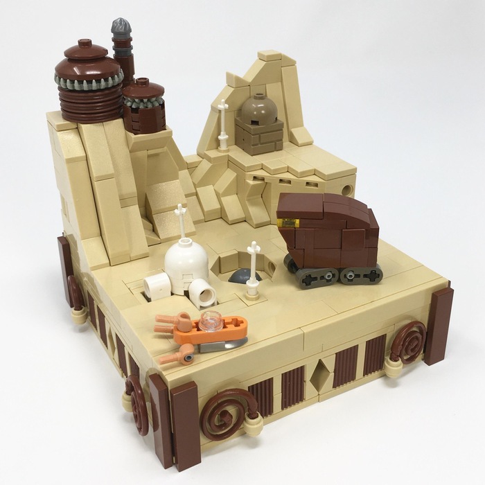 Lego Star Wars MOC mini Tatooine - Lego, Moc, Star Wars, Tatooine, Reddit