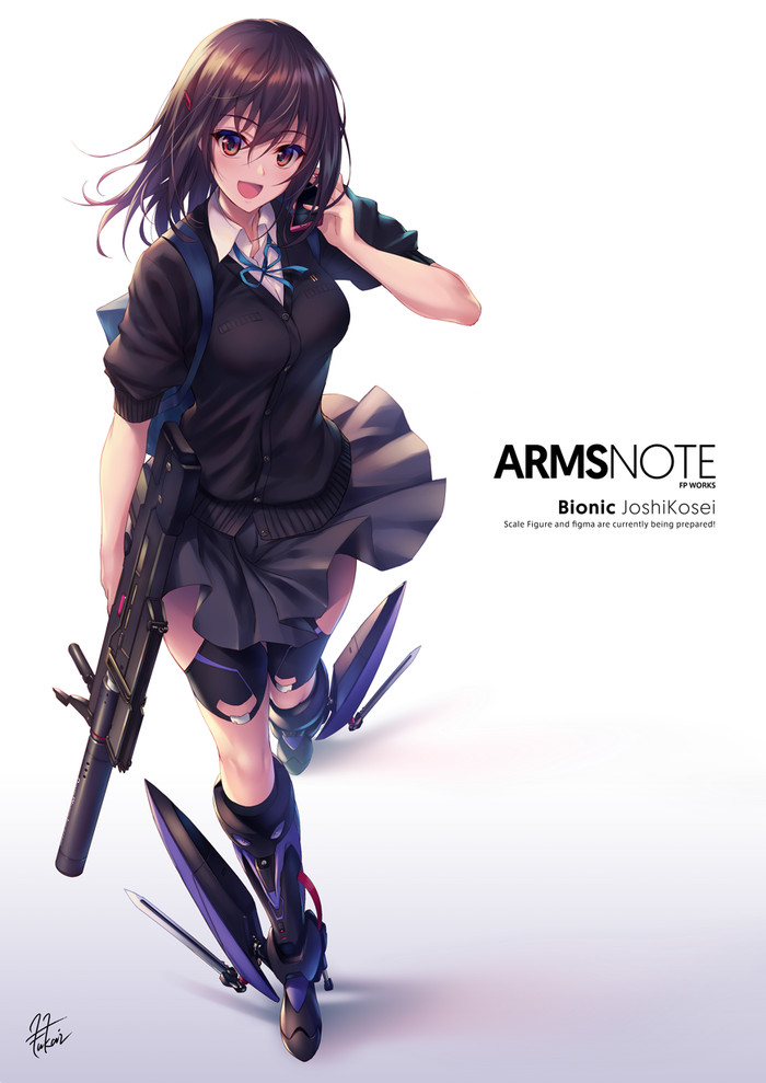 Anime art - Anime Art, Аниме, Fukai Ryousuke, Arms Note