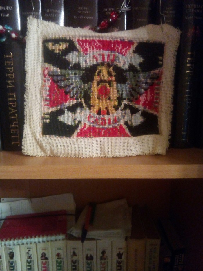 Embroidery - My, Warhammer 40k, Cross-stitch, Stalin, Dreamcatcher, Longpost