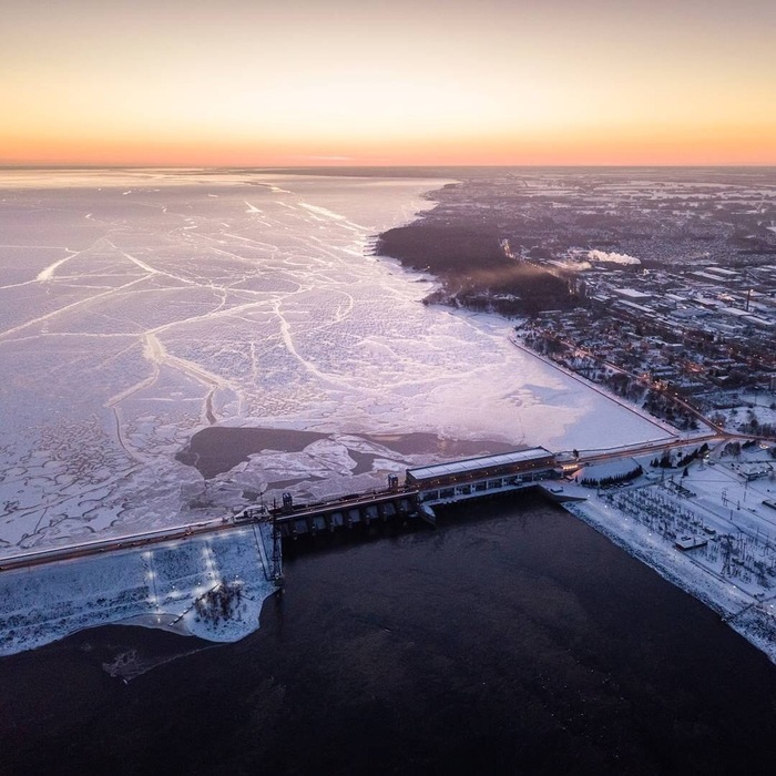 Замерзающая Обь - Новосибирск, Россия, Обское море, Обь, Зима, Красота, Природа, Таймлапс, Видео