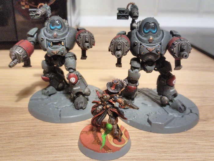 Game AM/IN: A girl and her robots - My, Warhammer 40k, Wh miniatures, Painting miniatures, Longpost