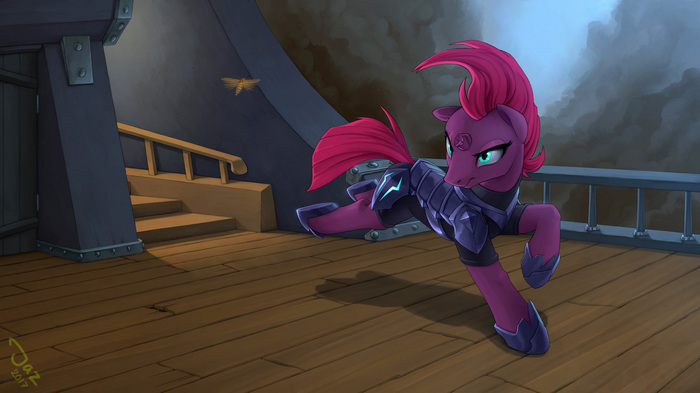 Tempest Shadow and horrible thing by 1Jaz - My little pony, Tempest shadow, 1jaz