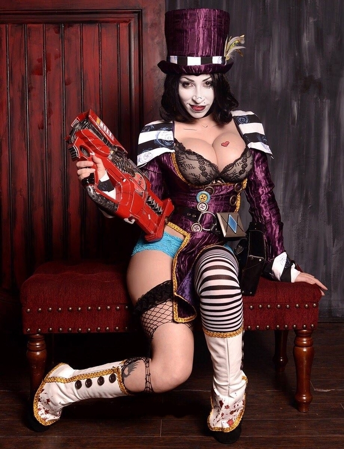 EroCosplay Moxxi (Borderlands) - NSFW, Mad Moxxi, Borderlands, Games, Cosplay, Erotic, Strawberry, Longpost