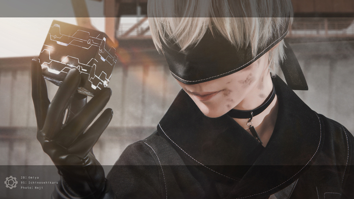 Characters 2B and 9s from the game Nier Automaton - My, NIER Automata, NIER, Yorha unit No 2 type B, Yorha unit no 9 type S, Cosplay, Longpost