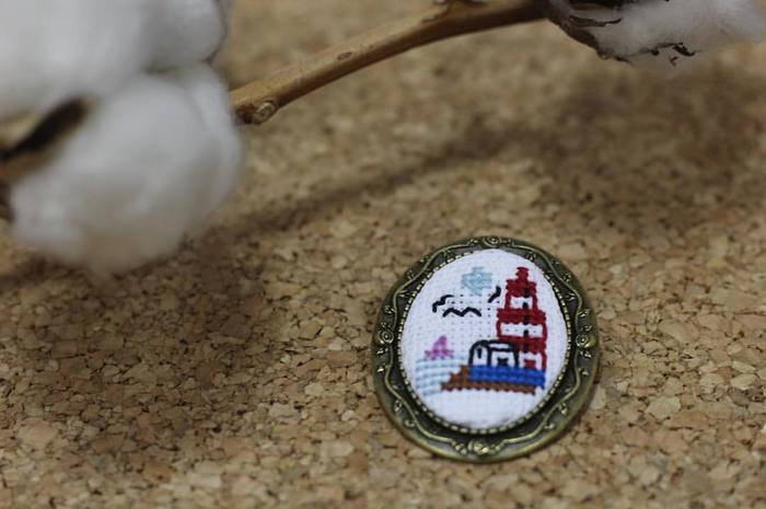 Embroidered decorations - My, Needlework without process, Embroidery, Cross-stitch, , Hobby, Longpost