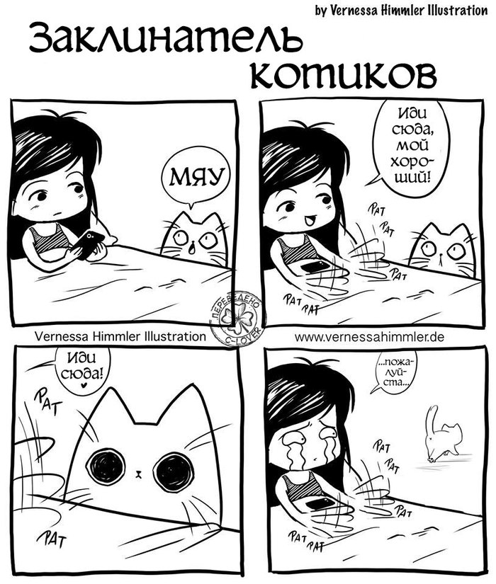 cat is not a dog - cat, Vernessa Himmler, Comics, Not mine