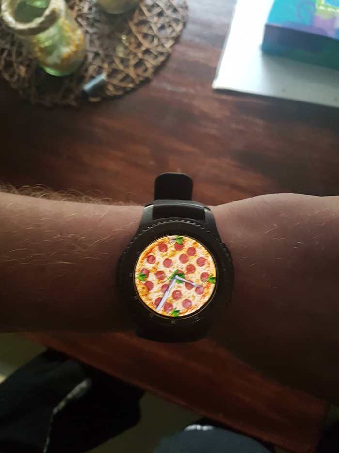 Italian watch - The photo, Clock, Pizza