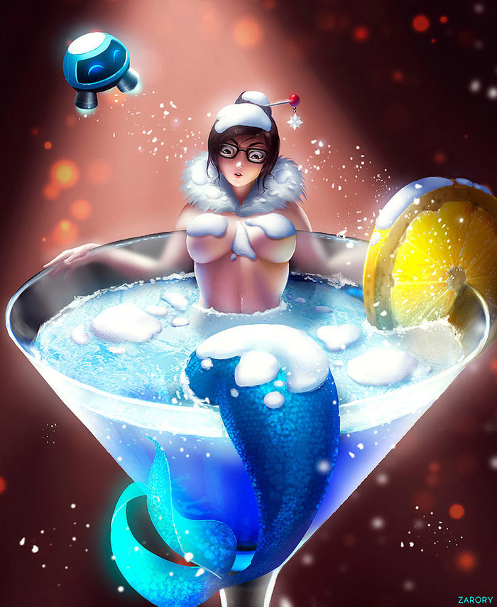   Zarory Overwatch, Zarory, Mei, Widowmaker, Dva, 