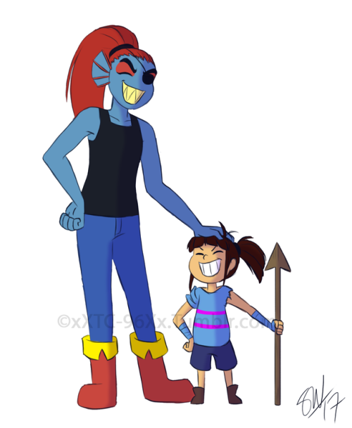   Undertale, Undyne, Frisk