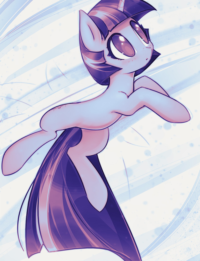 drifting and floating and fading away by mirroredsea - My Little Pony, Twilight sparkle, Mirroredsea