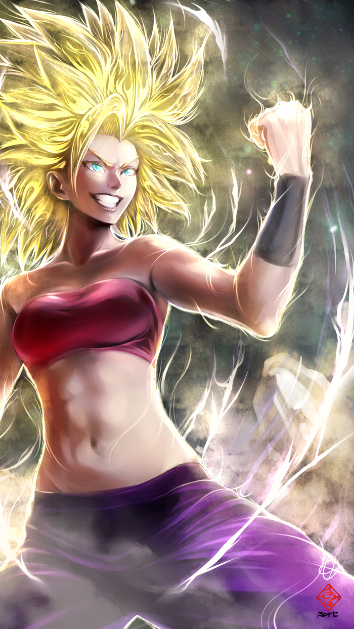 Caulifla - Anime Art, Аниме, Dragon Ball, Caulifla, Tete