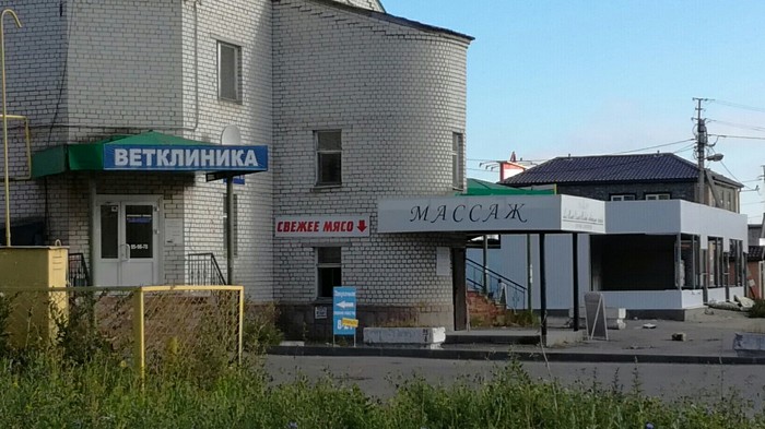 Interesting neighborhood - My, Ulyanovsk, The photo, Signboard